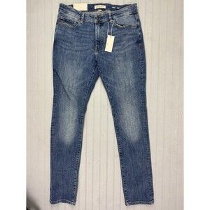 Warp & Weft Size 33x32 Mens Jeans HND Tokyo Skinny Med Wash